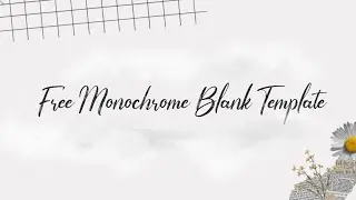 Intro Outro Blank Template Free to Use (ANIMATED)
