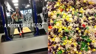 Mexican-Style Couscous Salad, Deadlifts & Back Day | A Modern Shore Vlogs