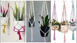 DIY Suporte de Macramé Simples para Vasos