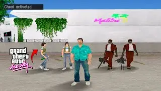 GTA Vice City Random Peds Bodyguard Cheat Code | Unlimited Guards Mod