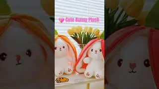Cutest Reversible Bunny Plush! 🍓🐰 Perfect Gift for Kids & Babies 💖