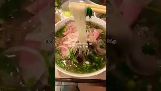 Vietnamese pho with rare beef and well done flank 📍 Pho Pasteur 🇺🇸 #boston #chinatown