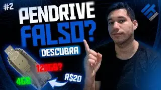 PENDRIVE FALSO? DESCUBRA O VERDADEIRO ARMAZENAMENTO DO SEU PENDRIVE