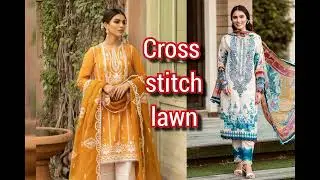cross stitch mahiri collection 2022 Mahiri unstitched lawn