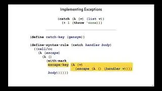 Matthew Flatt: Continuation Marks: Design and Implementation