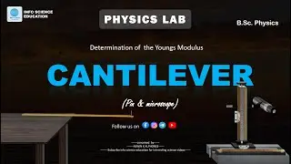 Cantilever - Young's modulus Determination ( Pin and Microscope) #physics #keralauniversity
