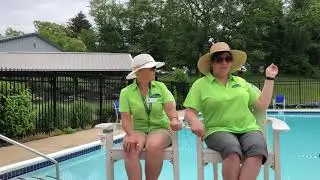 All your swimming pool questions answered! Safety first at Butler Camp!