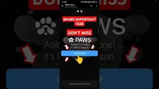 Paws airdrop new update✅ | paws airdrop listing date | paws new task #shorts #pawsairdrop