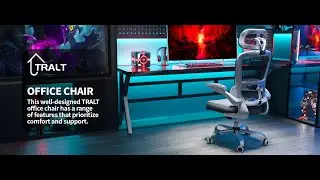 TRALT Office Chair Ergonomic Desk Chair, 330 LBS Home Mesh Office Desk Chairs with Wheel.