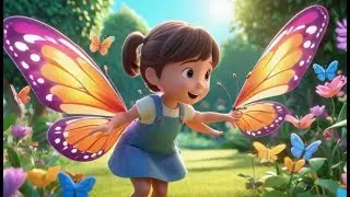 Five Sleepy Butterflies Counting & Flying | Nursery Rhymes for Kids & Baby Songs