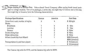 Target Costing Example