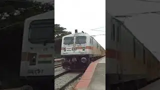 Basava Express with Electric locomotive #shorts #indianrailways