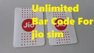 Generate Multiple JIO Bar code In Single Smartphone 3G/4G