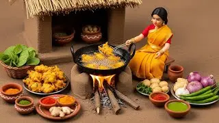 Gaon Ki Subah Se Dawat Tak 😱 Miniature Girl Ne Itna Khana Bana Dala | ASMR Village Cooking