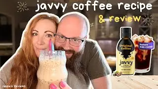 Trying Javvy Coffee for the First Time ☕ | Our Honest Reaction + Iced Coffee Recipe