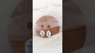 Разве это не волшебство?! #серьгимосква #русскийстиль #гжель #jewelry #серьгигвоздики