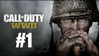 CALL OF DUTY WW2 Walkthrough Gameplay Part 1 - Normandy-DDAY- - Campaign Mission 1 (COD World War 2)