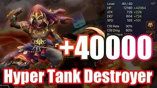 『HP+40000』Hyper Tanky Damage Dealer Ashour Debut🤯🤯🤯【Summoners War RTA】