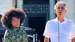 Andrea Bocelli GRACE FOR THE WORLD St. Peter's Square In Rome