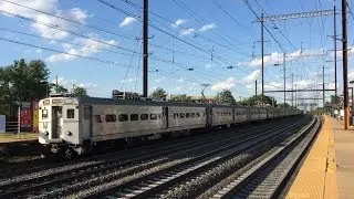 NJ Transit HD 60fps: GE Arrow III EMU Northeast Corridor Line Trains @ Edison During PM Rush