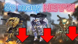 So many Nerfs! - War Robots Test Server [WR]