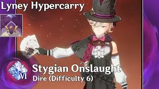 C4 Lyney Hypercarry | Dire Level 6 | Tent Tortoise | 5.8 Stygian Onslaught | Genshin Impact