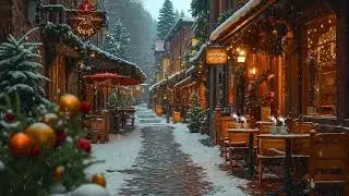Late Night Winter Street Jazz ☕ Urban Caf&eacute; Music for Calm Focus & Relaxation