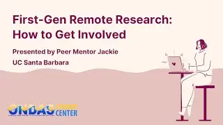 First-Gen Remote Research: How to Get Involved