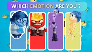 WHICH INSIDE OUT  Emotion Are You? | Disney Inside Out Personality Test | Disney Quiz