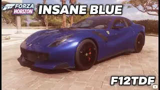Forza Horizon 5 Ferrari F12tdf Gameplay | Insane Blue V12 Sound & Driving