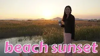 Dadaepo Beach Sunset Busan Korea