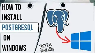 🔴How to install Postgresql on windows 10/11 [ Updated 2024] | Step-by-Step | MyCodeWorks