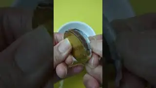 #Gold coin chocolate #unwrapping gold coin chocolate #asmr #shorts