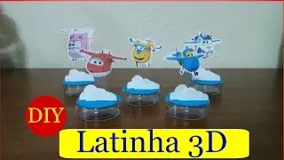 SUPER WINGS - PASSO A PASSO LATINHA 3D - Taisa Alves