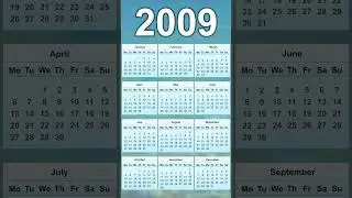 2009 Calendar