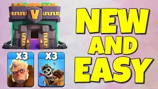 3 Star any Town Hall 14 Base using this Druid + Dragon Rider Combo - Clash Of Clans
