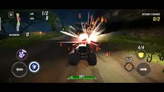Raceing Car Destroy 2 Enemies Monster Truck Android Gameplay 