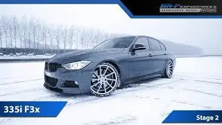 Winter fun with a BMW 335i tuned by BR-Performance🏎💨❄️