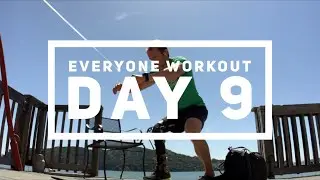 How to workout on crutches, cast or brace, non-weight bearing - Everyone Workout Day 9