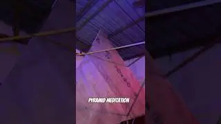 Pyramid meditation is a practice where individuals meditate inside a pyramid-shaped structure