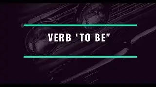 Lecture 1  Verb to be