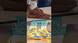 NB Two WXY V3 PE / Puma TRC Blaze Court #jamalmurray #marcussmart