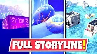 *NEW* FULL SEASON 7 *STORYLINE* IN FORTNITE SO FAR! DRAGON EGGS, FLOODS AND THE CUBE!: BR