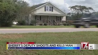Wilson deputy shooting, killing man
