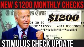 WOW! NEW $1200/MONTH UBI 50 STATES! 4th Stimulus Check + $400 UBI UPDATE + Infrastructure