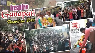 Ganpati Visarjan of Inspire Academy 2022 #ganapatibappamorya