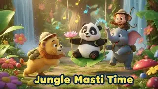 Jungle Masti Time 🎶 | Panda Elephant Lion Fun