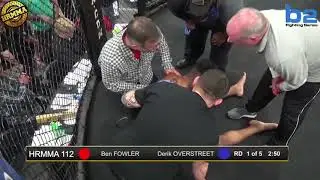 HRMMA 112 Fight 11 Ben Fowler vs Derik Overstreet 205 Ammy Title