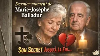 Derniers instants de Marie-Jos&egrave;phe Balladur : la femme discr&egrave;te qui a tout vu en silence