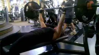 Glenda Bozett, Bench presses 135 lbs. Dec. 12/ 09